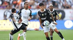 Em jogo movimentado, Corinthians e Botafogo ficam no empate em Itaquera