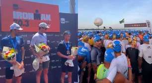 Emoção e calor extremo: veja como foi o Ironman 70.3 Aracaju neste domingo