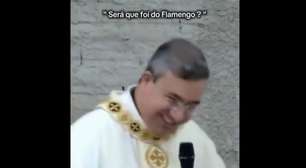 Festa do Flamengo pelo tetracampeonato da Libertadores interrompe missa na Paraíba; veja