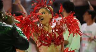 Virgínia, Sato, Ju Paes caem no samba em minidesfiles de Carnaval