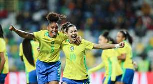 Brasil fecha 2025 com goleada sobre Portugal em amistoso feminino