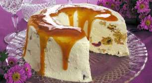 Sorvete com panetone para entrar no clima de Natal