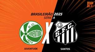 Juventude x Santos: onde assistir, escalações e arbitragem