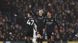Haaland chega aos 100 gols no Inglês em vitória louca do City: 5 a 4 no Fulham