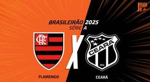Flamengo x Ceará: onde assistir, escalações e arbitragem