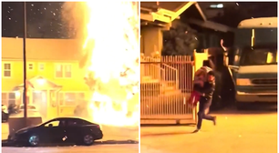 Paramédico de folga resgata menina de 7 anos de incêndio nos EUA; assista