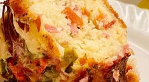 Bolo salgado: chame as amigas para experimentar, bolo fácil, grande e delicioso para o lanche