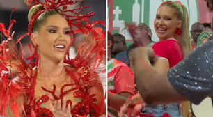 Virginia surpreende ao surgir sambando em ensaio da Grande Rio