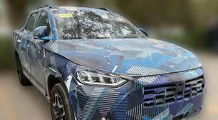 Nova picape da BYD é flagrada em testes e deve chegar ao mercado em 2026