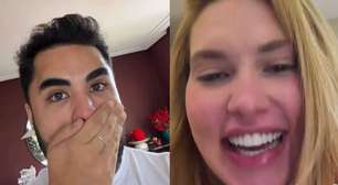 Lucas Guedez se surpreende com presente de Virginia: 'Você é muito sem noção'