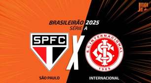 São Paulo x Internacional, AO VIVO, com a Voz do Esporte, às 18h30