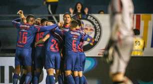 Bragantino goleia, mira G8 e empurra o Vitória para o Z4