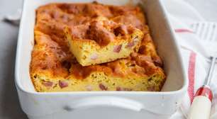 Torta broa de milho com massa de fubá que derrete na boca