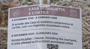 Verona passa a cobrar para acessar pátio da Casa de Julieta