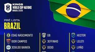 Kings League Brasil divulga pré-lista da Seleção para a World Cup Nations 2026