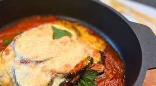 Berinjela empanada à parmegiana delciosa e sem fritar