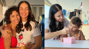 Ivete Sangalo recebe seguidora e filha com síndrome rara em sua casa