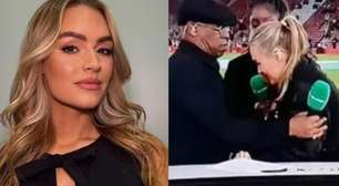 Apresentadora desmaia ao vivo e assusta colegas ao cair; veja o vídeo