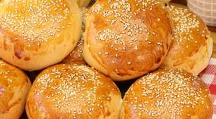 Hamburgão de forno: salgado com massa super fofinha, lanche completo, simples e fácil