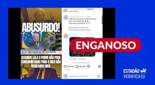 Lula disse que é positivo que pobres consumam mais; postagens distorcem fala sobre isenção do IR