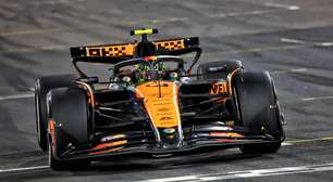 F1: Norris lidera último TL1 da temporada seguido por Verstappen; Piastri não participou