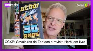 CCXP 2025: Cavaleiros do Zodíaco fazem 40 anos e revista Herói anuncia livro de luxo