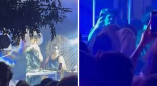 Léo Pereira interrompe festa e pede para voltar com Karoline Lima; assista ao vídeo