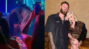 Léo Pereira interrompe festa do Flamengo e pede para voltar com Karoline Lima