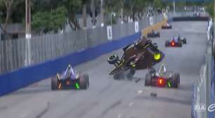 Fórmula E: Acidente impressionante tira Pepe Martí do ePrix de São Paulo