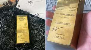 Jogador vence concurso de causar mais dano em Battlefield 6 e recebe da EA um lingote de ouro com seu nome