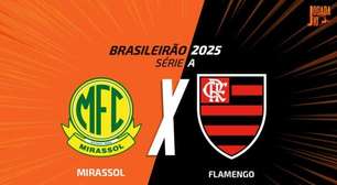 Mirassol x Flamengo, AO VIVO, com a Voz do Esporte, às 17h
