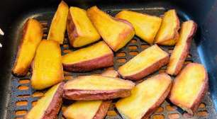 A batata-doce mais crocante da vida! Sem óleo, na airfryer