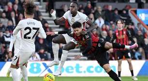 Chelsea tropeça no Bournemouth e se distancia dos líderes