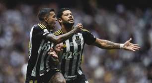 Atlético aproveita um a mais, domina e goleia o Vasco; times vão à Sul-Americana