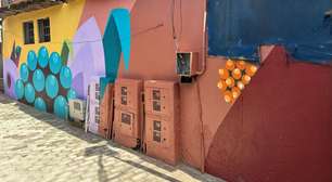 Dois meses, 250 casas: grafiteiros pintam favela inteira na Grande São Paulo