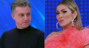 Huck fica constrangido após Lívia 'mostrar demais' ao vivo no 'Domingão'