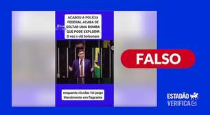 Vídeo sobre dossiê da PF contra Nikolas é conteúdo ficcional que viralizou como se fosse real