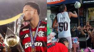 Atacante do Flamengo tem atitude solidária ao ajudar comunidade no Rio de Janeiro; entenda