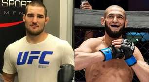 Khamzat Chimaev explica o que Sean Strickland precisa fazer para enfrentá-lo pelo título do UFC