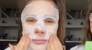 Com secreção de lesma, essa nova máscara coreana de Carolina Dieckmmann promete salvar sua pele: reduz manchas e deixa a aparência mais bonita