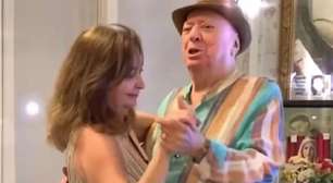 Paz selada? Após desavença familiar, Raul Gil surge dançando com a filha