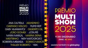 Descobrimos a lista COMPLETA dos indicados ao Prêmio Multishow 2025: veja quem vai brigar pelo troféu