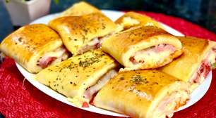 Receita de joelho de presunto e queijo | Um lanche rápido!