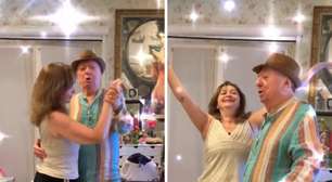 Raul Gil surge dançando com a filha após briga familiar; assista ao vídeo