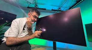 Com uma tela OLED ligada 60 horas por semana durante dois anos, a imagem se degradou de uma forma estranha