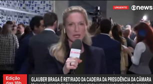 Repórter da GloboNews diz ter sido agredida por seguranças da Câmara