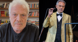 Andrea Bocelli abandonou entrevista com Pedro Bial após pergunta 'proibida'