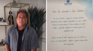 Leonardo tem alta hospitalar e brinca: 'Não foi dessa vez, não'