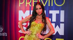 Multishow: Iza improvisa look e Sabrina usa vestido de R$ 35 mil
