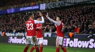 Martinelli volta a brilhar com a camisa do Arsenal na Champions